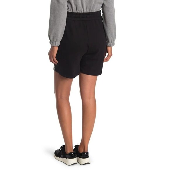 NWT Juicy Couture grey & brand stripe cropped sweatshirt & shorts coord set - Picture 8 of 16